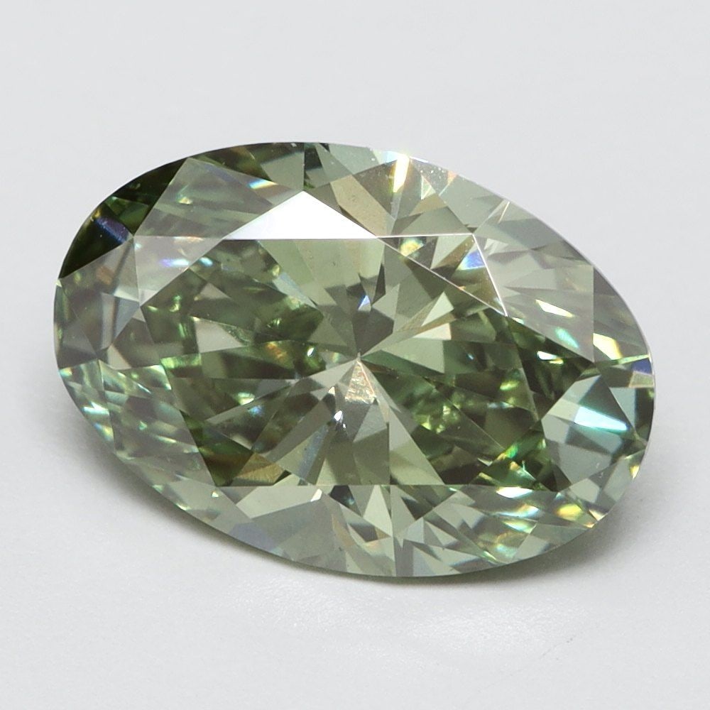 Loose Diamond - OVAL 1.32ct Fancy Vivid Green VS1 (1 of 1)