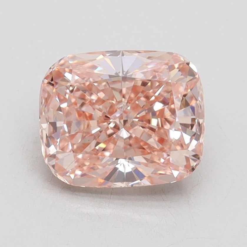 Loose Diamond - CUSHION BRILLIANT 1.66ct Fancy Intense Brown Pink VS1: Loose Diamond - CUSHION BRILLIANT 1.66ct Fancy Intense Brown Pink VS1 Source: This is a real non-mined Diamond that has been grown in a lab Shape: CUSHION BRILLIANT Carats: 1.66 Color: Fancy Intense B