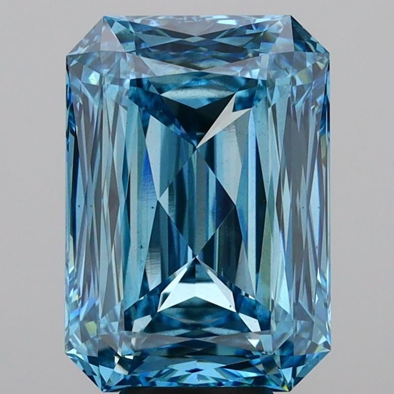 Loose Diamond - RADIANT 7.47ct Fancy Vivid Blue VS2 (1 of 1)