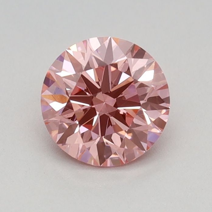 Loose Diamond - ROUND 0.41ct Fancy Vivid Pink VS1: Loose Diamond - ROUND 0.41ct Fancy Vivid Pink VS1 Source: This is a real non-mined Diamond that has been grown in a lab Shape: ROUND Carats: 0.41 Color: Fancy Vivid Pink Certification: IGI Video: