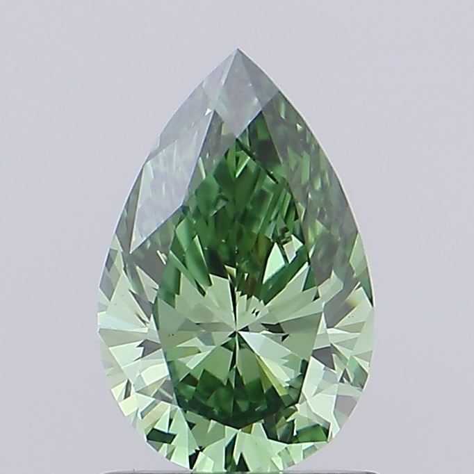 Loose Diamond - PEAR 0.92ct Fancy Vivid Green VS1: Loose Diamond - PEAR 0.92ct Fancy Vivid Green VS1 Source: This is a real non-mined Diamond that has been grown in a lab Shape: PEAR Carats: 0.92 Color: Fancy Vivid Green Certification: IGI Video: