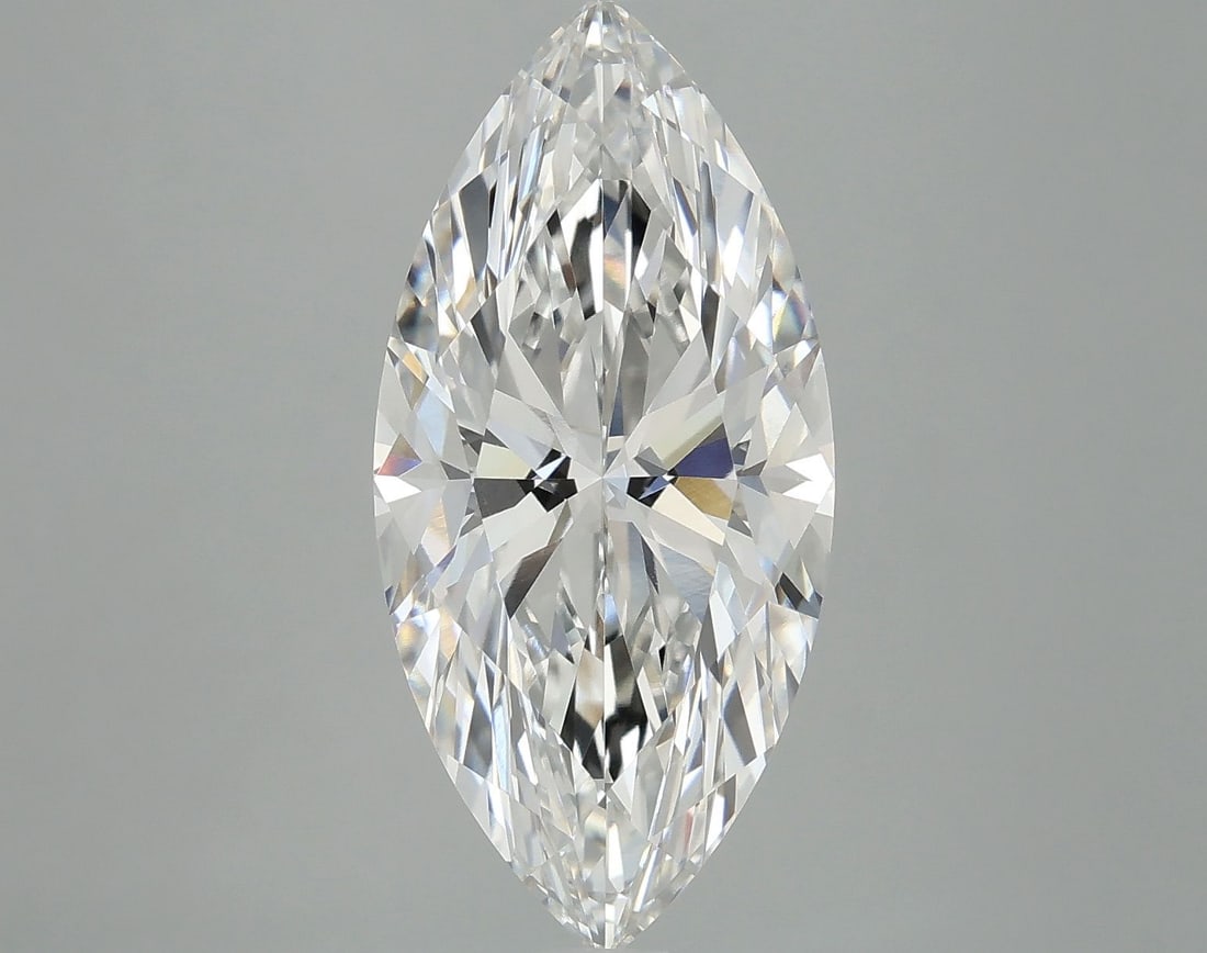 Loose Diamond - MARQUISE 5.07ct F VVS2: Loose Diamond - MARQUISE 5.07ct F VVS2 Source: This is a real non-mined Diamond that has been grown in a lab Shape: MARQUISE Carats: 5.07 Color: F Clarity: VVS2 Certification: IGI Video: