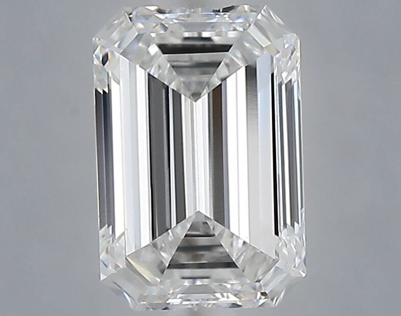 Loose Diamond - EMERALD 1.01ct E VVS2: Loose Diamond - EMERALD 1.01ct E VVS2 Source: This is a real non-mined Diamond that has been grown in a lab Shape: EMERALD Carats: 1.01 Color: E Clarity: VVS2 Certification: NONE Video: