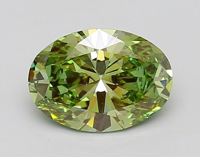 Loose Diamond - OVAL 2.07ct Fancy Intense Green VS2: Loose Diamond - OVAL 2.07ct Fancy Intense Green VS2 Source: This is a real non-mined Diamond that has been grown in a lab Shape: OVAL Carats: 2.07 Color: Fancy Intense Green Certification: NONE Video: