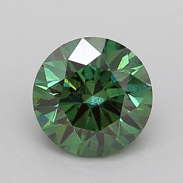 Loose Diamond - ROUND 1.53ct Fancy Vivid Green VS1 (1 of 1)