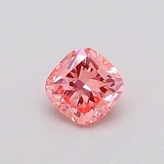 Loose Diamond - CUSHION MODIFIED 0.36ct Fancy Vivid Pink SI1: Loose Diamond - CUSHION MODIFIED 0.36ct Fancy Vivid Pink SI1 Source: This is a real non-mined Diamond that has been grown in a lab Shape: CUSHION MODIFIED Carats: 0.36 Color: Fancy Vivid Pink Certific