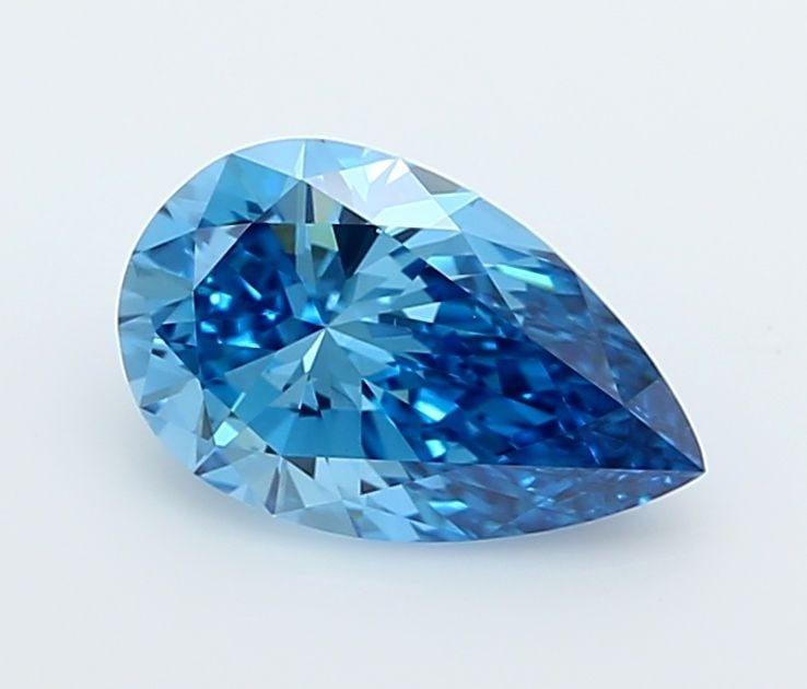 Loose Diamond - PEAR 1.06ct Fancy Vivid Blue VS1 (1 of 1)