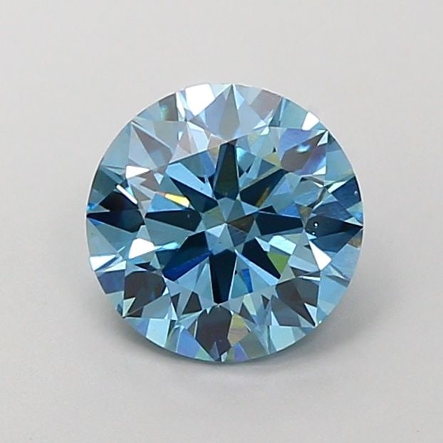 Ideal Loose Diamond - ROUND 1.42ct Fancy Vivid Blue VS1: Ideal Loose Diamond - ROUND 1.42ct Fancy Vivid Blue VS1 Source: This is a real non-mined Diamond that has been grown in a lab Shape: ROUND Carats: 1.42 Color: Fancy Vivid Blue Certification: IGI Video