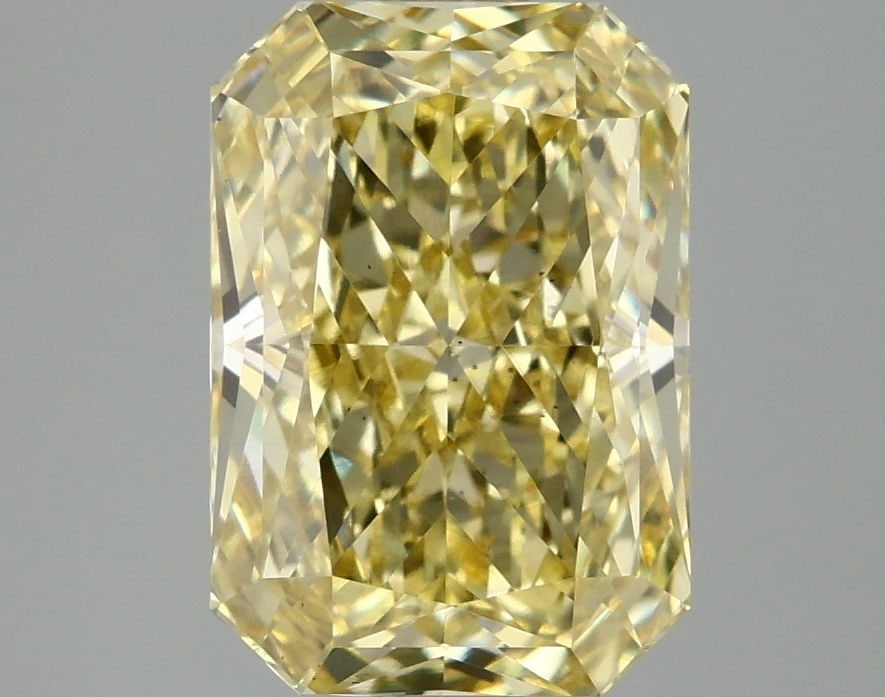 Loose Diamond - RADIANT 3.09ct Fancy Intense Yellow VS2: Loose Diamond - RADIANT 3.09ct Fancy Intense Yellow VS2 Source: This is a real non-mined Diamond that has been grown in a lab Shape: RADIANT Carats: 3.09 Color: Fancy Intense Yellow Certification: IGI