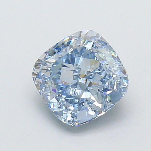 Loose Diamond - CUSHION MODIFIED 1.35ct Fancy Intense Blue VVS1: Loose Diamond - CUSHION MODIFIED 1.35ct Fancy Intense Blue VVS1 Source: This is a real non-mined Diamond that has been grown in a lab Shape: CUSHION MODIFIED Carats: 1.35 Color: Fancy Intense Blue