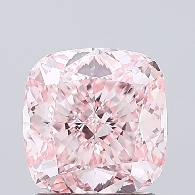 Loose Diamond - CUSHION BRILLIANT 1.62ct Fancy Intense Pink VS1: Loose Diamond - CUSHION BRILLIANT 1.62ct Fancy Intense Pink VS1 Source: This is a real non-mined Diamond that has been grown in a lab Shape: CUSHION BRILLIANT Carats: 1.62 Color: Fancy Intense Pink