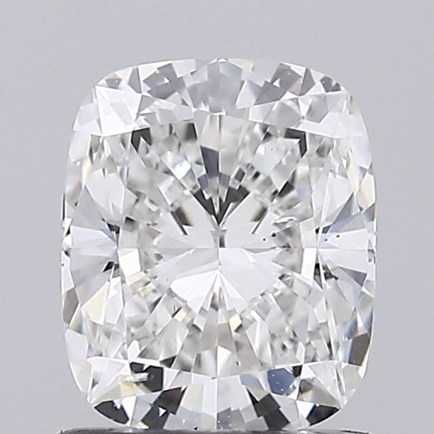 Loose Diamond - CUSHION BRILLIANT 1.04ct F VS2: Loose Diamond - CUSHION BRILLIANT 1.04ct F VS2 Source: This is a real non-mined Diamond that has been grown in a lab Shape: CUSHION BRILLIANT Carats: 1.04 Color: F Clarity: VS2 Certification: IGI Vide