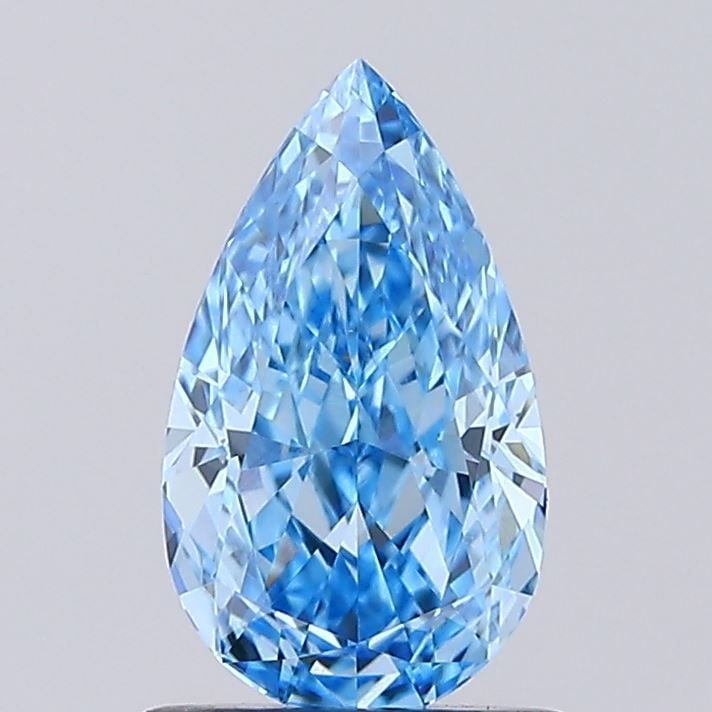 Loose Diamond - PEAR 1.07ct Fancy Vivid Blue VVS2: Loose Diamond - PEAR 1.07ct Fancy Vivid Blue VVS2 Source: This is a real non-mined Diamond that has been grown in a lab Shape: PEAR Carats: 1.07 Color: Fancy Vivid Blue Certification: IGI Video: