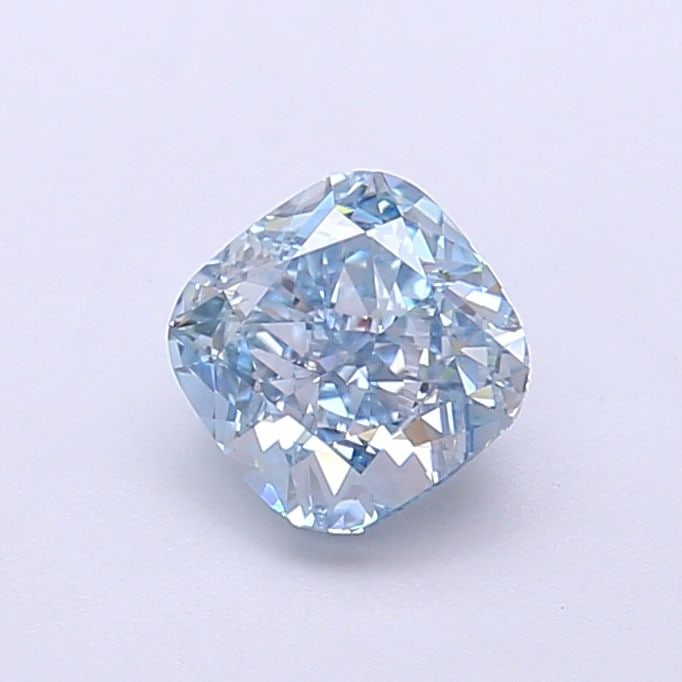 Loose Diamond - CUSHION MODIFIED 1.01ct Fancy Vivid Blue VS1: Loose Diamond - CUSHION MODIFIED 1.01ct Fancy Vivid Blue VS1 Source: This is a real non-mined Diamond that has been grown in a lab Shape: CUSHION MODIFIED Carats: 1.01 Color: Fancy Vivid Blue Certific