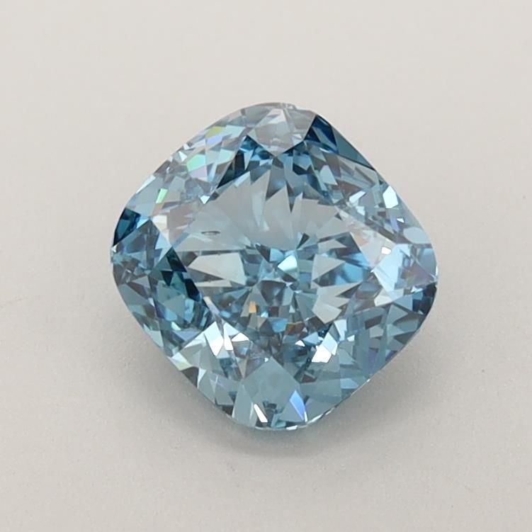 Loose Diamond - CUSHION MODIFIED 1.08ct Fancy Vivid Blue VS2: Loose Diamond - CUSHION MODIFIED 1.08ct Fancy Vivid Blue VS2 Source: This is a real non-mined Diamond that has been grown in a lab Shape: CUSHION MODIFIED Carats: 1.08 Color: Fancy Vivid Blue Certific