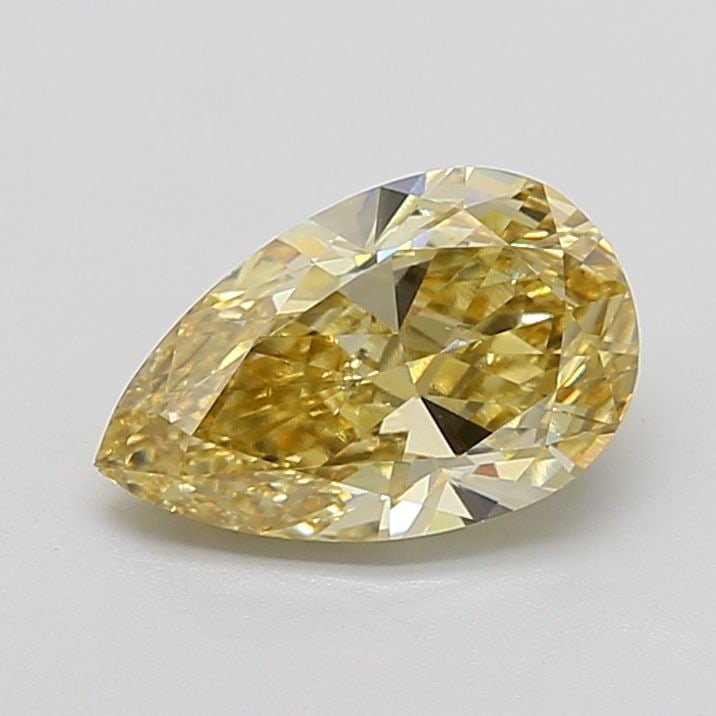 Loose Diamond - PEAR 2.97ct Fancy Brownish Yellow VS1: Loose Diamond - PEAR 2.97ct Fancy Brownish Yellow VS1 Source: This is a real non-mined Diamond that has been grown in a lab Shape: PEAR Carats: 2.97 Color: Fancy Brownish Yellow Certification: IGI Vid