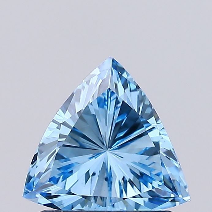 Loose Diamond - TRIANGULAR 0.74ct Fancy Vivid Blue VS1 (1 of 1)