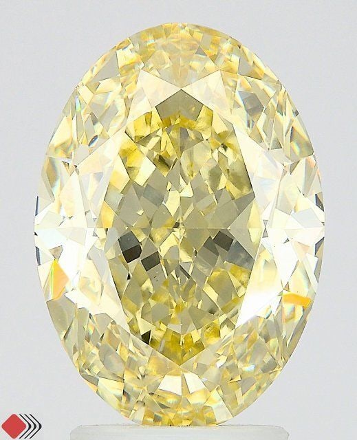 Loose Diamond - OVAL 4.11ct Fancy Intense Yellow VS2: Loose Diamond - OVAL 4.11ct Fancy Intense Yellow VS2 Source: This is a real non-mined Diamond that has been grown in a lab Shape: OVAL Carats: 4.11 Color: Fancy Intense Yellow Certification: IGI Video