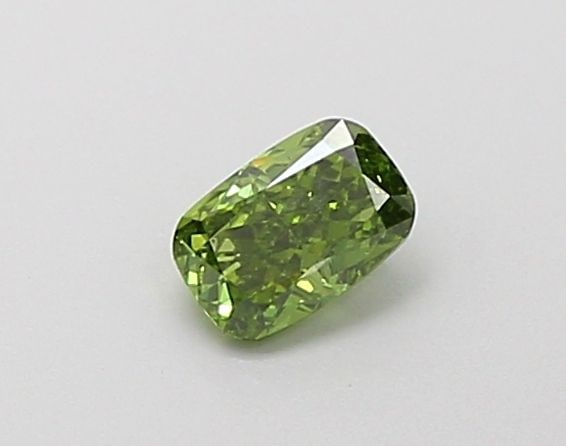 Loose Diamond - CUSHION MODIFIED 0.27ct Fancy Vivid Green VS2: Loose Diamond - CUSHION MODIFIED 0.27ct Fancy Vivid Green VS2 Source: This is a real non-mined Diamond that has been grown in a lab Shape: CUSHION MODIFIED Carats: 0.27 Color: Fancy Vivid Green Certif