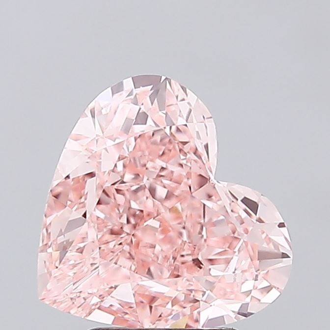 Loose Diamond - HEART 3.24ct Fancy Vivid Pink VS1: Loose Diamond - HEART 3.24ct Fancy Vivid Pink VS1 Source: This is a real non-mined Diamond that has been grown in a lab Shape: HEART Carats: 3.24 Color: Fancy Vivid Pink Certification: IGI Video: