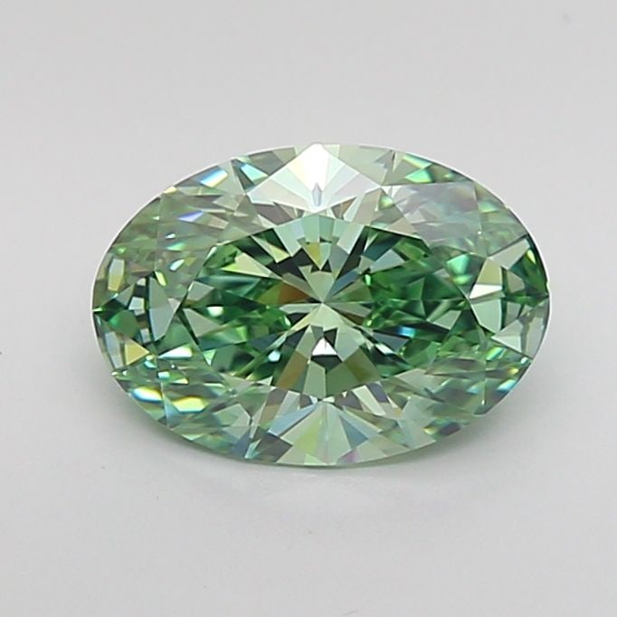 Loose Diamond - OVAL 1.76ct Fancy Vivid Green VVS1 (1 of 1)