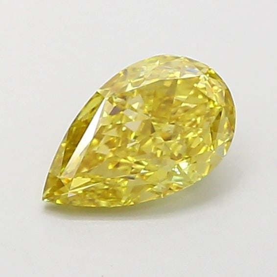 Loose Diamond - PEAR 0.97ct Fancy Intense Yellow VS1: Loose Diamond - PEAR 0.97ct Fancy Intense Yellow VS1 Source: This is a real non-mined Diamond that has been grown in a lab Shape: PEAR Carats: 0.97 Color: Fancy Intense Yellow Certification: IGI 