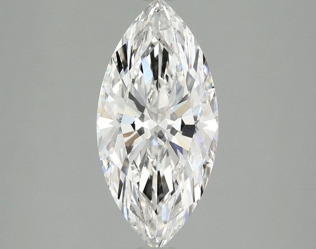 Loose Diamond - MARQUISE 2.07ct F VS1: Loose Diamond - MARQUISE 2.07ct F VS1 Source: This is a real non-mined Diamond that has been grown in a lab Shape: MARQUISE Carats: 2.07 Color: F Clarity: VS1 Certification: IGI Video: