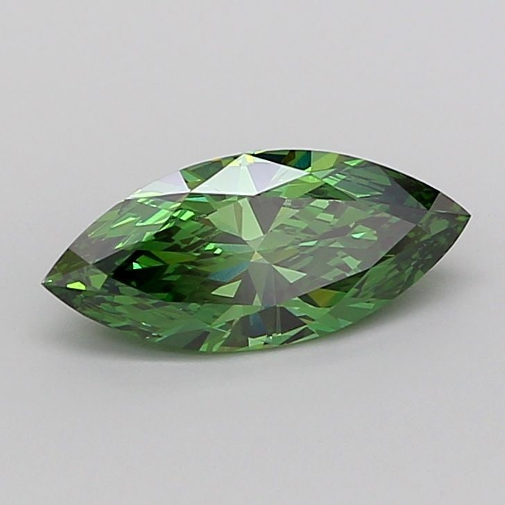 Loose Diamond - MARQUISE 1.62ct Fancy Vivid Green VS1: Loose Diamond - MARQUISE 1.62ct Fancy Vivid Green VS1 Source: This is a real non-mined Diamond that has been grown in a lab Shape: MARQUISE Carats: 1.62 Color: Fancy Vivid Green Certification: IGI Vid
