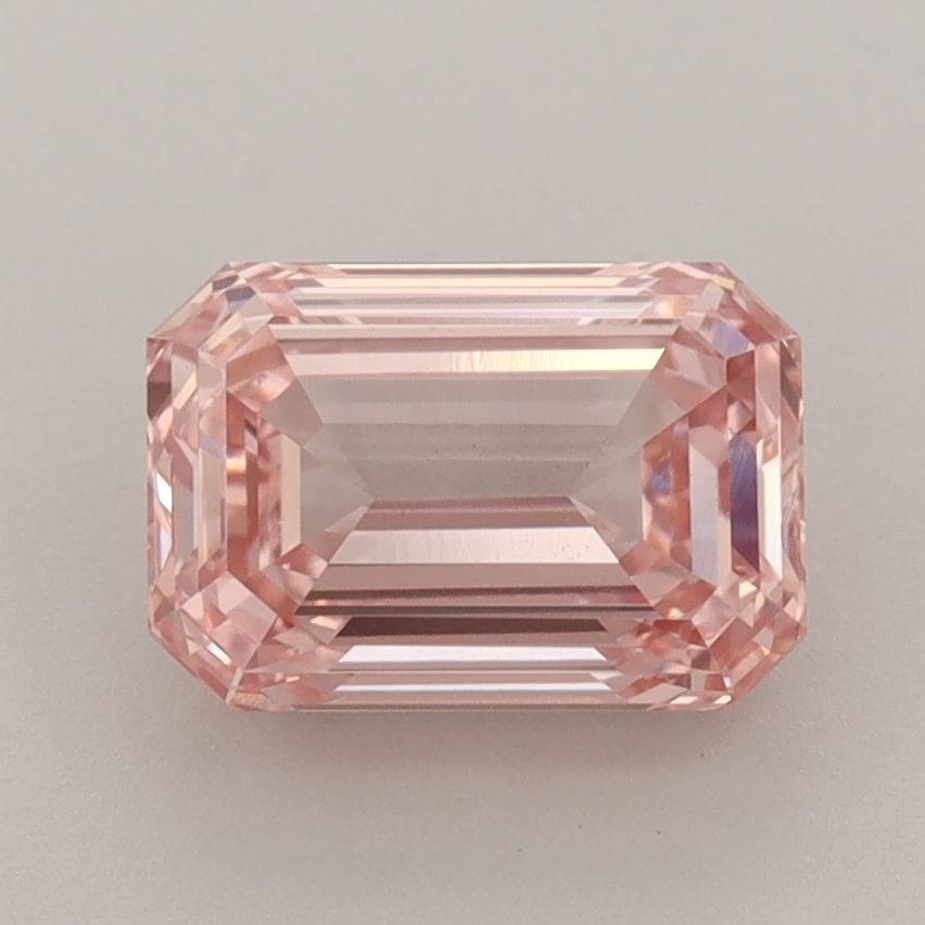 Loose Diamond - EMERALD 2.05ct Fancy Intense Pink VVS2: Loose Diamond - EMERALD 2.05ct Fancy Intense Pink VVS2 Source: This is a real non-mined Diamond that has been grown in a lab Shape: EMERALD Carats: 2.05 Color: Fancy Intense Pink Certification: IGI Vi