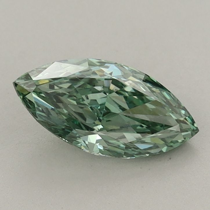 Loose Diamond - MARQUISE 0.88ct Fancy Vivid Green VVS2: Loose Diamond - MARQUISE 0.88ct Fancy Vivid Green VVS2 Source: This is a real non-mined Diamond that has been grown in a lab Shape: MARQUISE Carats: 0.88 Color: Fancy Vivid Green Certification: IGI Vi