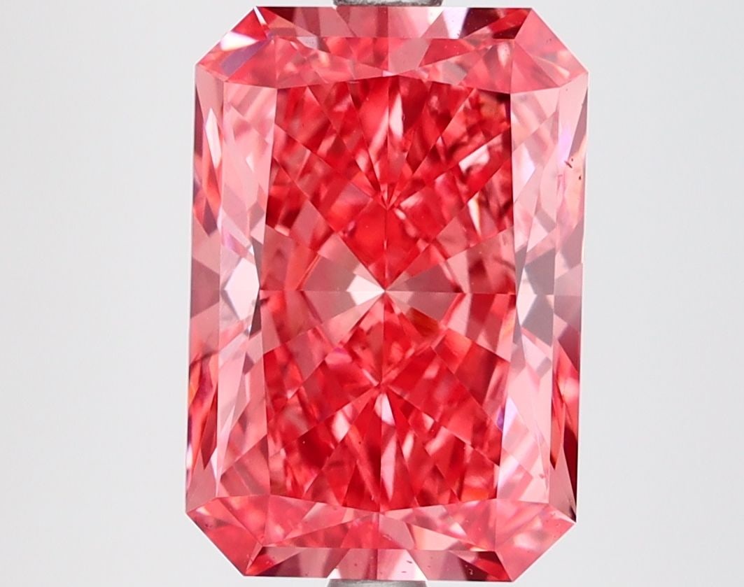 Loose Diamond - RADIANT 3.76ct Fancy Vivid Pink VS2 (1 of 1)