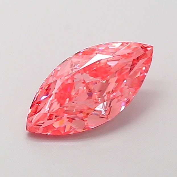 Loose Diamond - MARQUISE 1.23ct Fancy Vivid Pink VS1: Loose Diamond - MARQUISE 1.23ct Fancy Vivid Pink VS1 Source: This is a real non-mined Diamond that has been grown in a lab Shape: MARQUISE Carats: 1.23 Color: Fancy Vivid Pink Certification: IGI Video