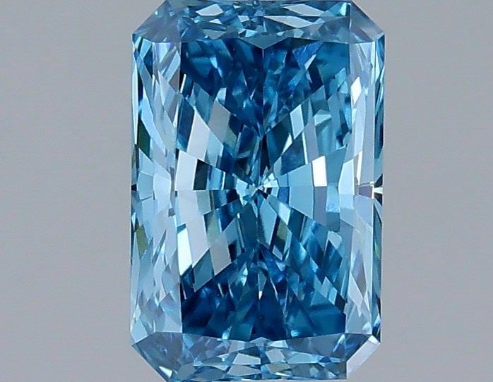 Loose Diamond - RADIANT 1.15ct Fancy Vivid Blue VS1: Loose Diamond - RADIANT 1.15ct Fancy Vivid Blue VS1 Source: This is a real non-mined Diamond that has been grown in a lab Shape: RADIANT Carats: 1.15 Color: Fancy Vivid Blue Certification: IGI Video: