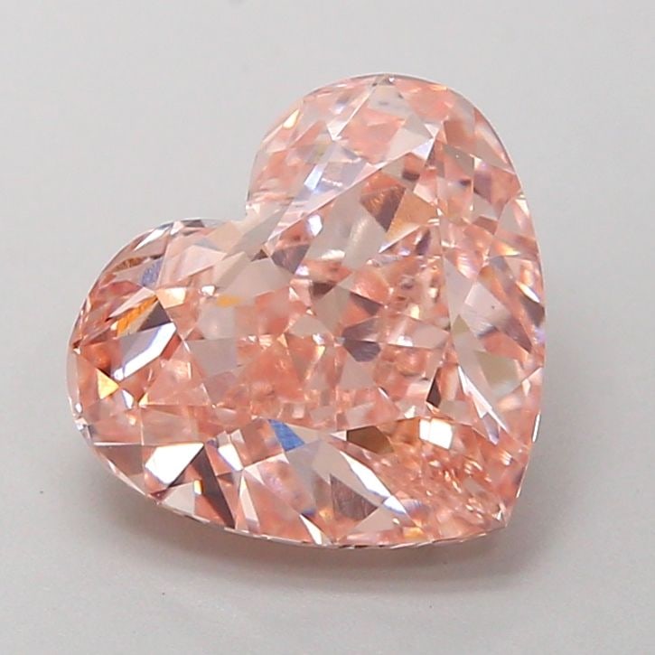 Loose Diamond - HEART 2.54ct Fancy Intense Brownish Pink VS1: Loose Diamond - HEART 2.54ct Fancy Intense Brownish Pink VS1 Source: This is a real non-mined Diamond that has been grown in a lab Shape: HEART Carats: 2.54 Color: Fancy Intense Brownish Pink Certific