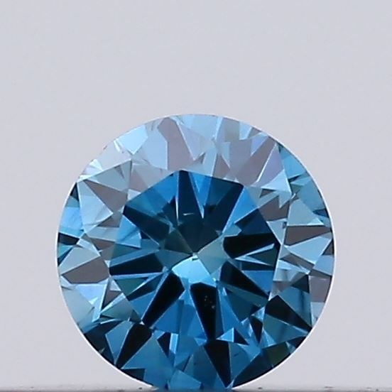 Loose Diamond - ROUND 0.1ct Fancy Vivid Blue VS2 (1 of 1)