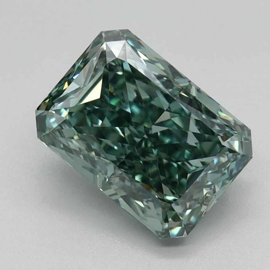 Loose Diamond - RADIANT 1.72ct Fancy Vivid Green VS1 (1 of 1)