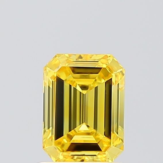 Loose Diamond - EMERALD 1.09ct Fancy Vivid Yellow VVS1 (1 of 1)