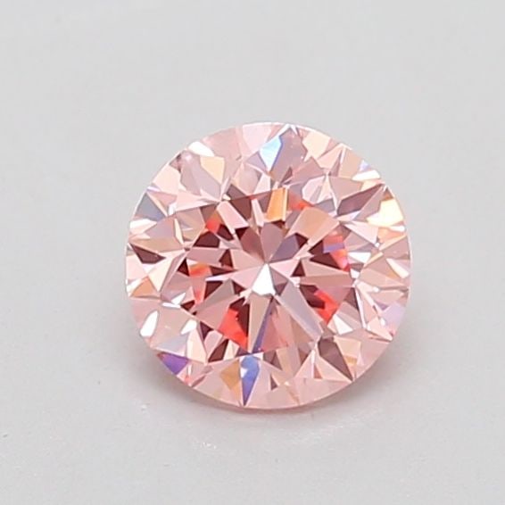Loose Diamond - ROUND 0.61ct Fancy Vivid Pink VVS2 (1 of 1)