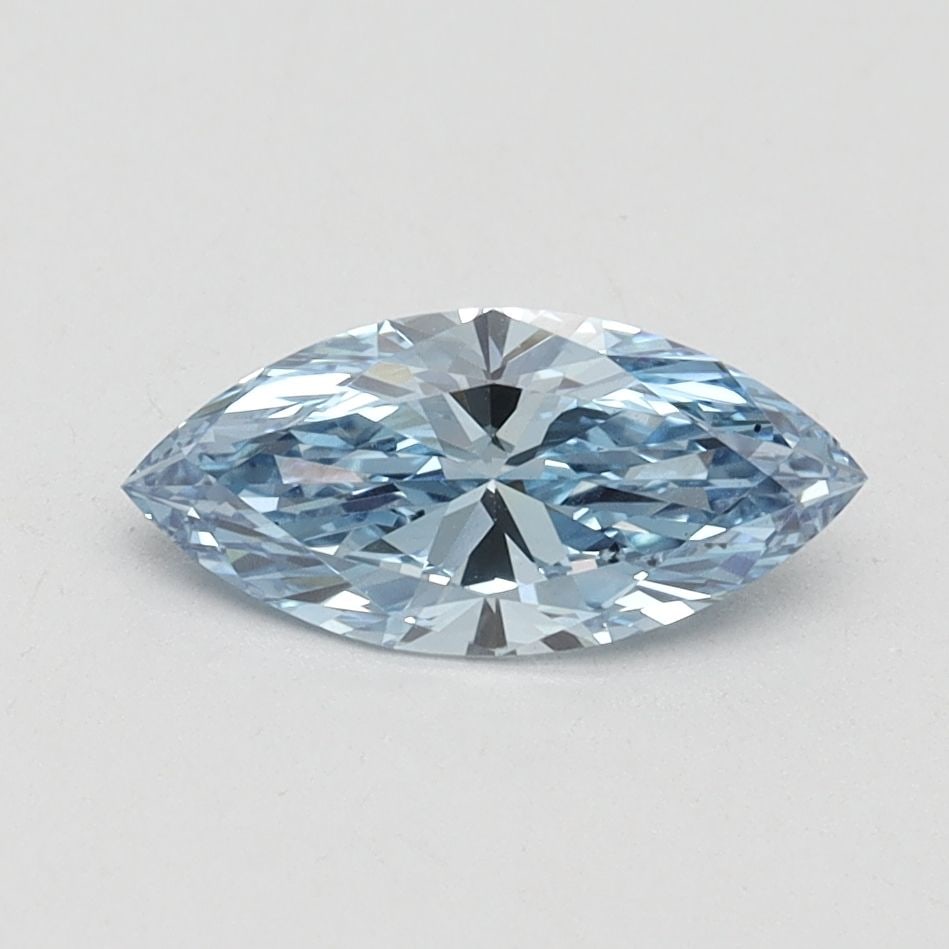 Loose Diamond - MARQUISE 0.78ct Fancy Vivid Blue VS1: Loose Diamond - MARQUISE 0.78ct Fancy Vivid Blue VS1 Source: This is a real non-mined Diamond that has been grown in a lab Shape: MARQUISE Carats: 0.78 Color: Fancy Vivid Blue Certification: IGI