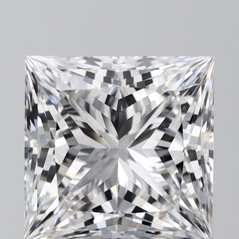 Loose Diamond - PRINCESS 2.59ct E VS1: Loose Diamond - PRINCESS 2.59ct E VS1 Source: This is a real non-mined Diamond that has been grown in a lab Shape: PRINCESS Carats: 2.59 Color: E Clarity: VS1 Certification: GIA Video: