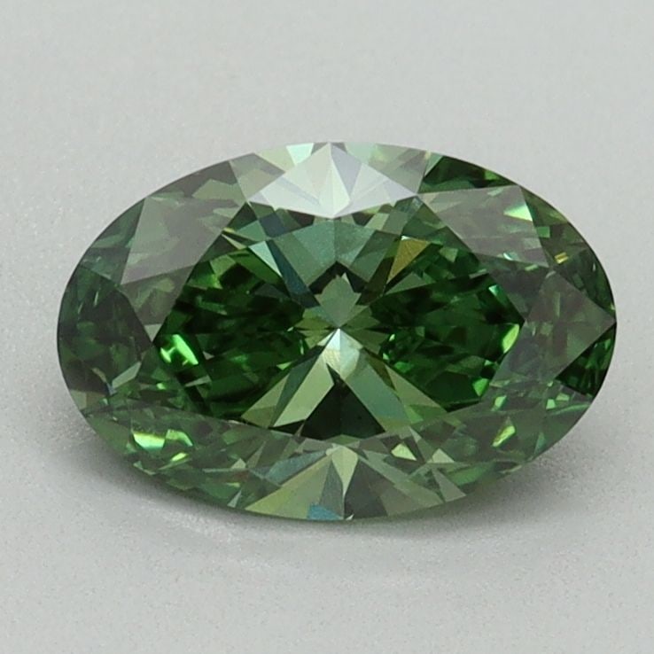 Loose Diamond - OVAL 1.01ct Fancy Vivid Green VVS2 (1 of 1)