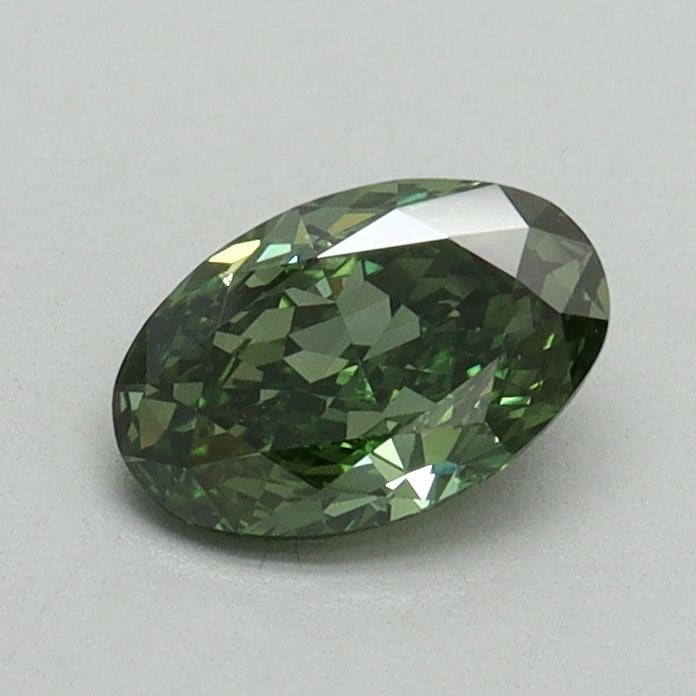 Loose Diamond - OVAL 0.62ct Fancy Vivid Green VS2 (1 of 1)
