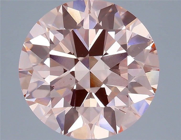 Ideal Loose Diamond - ROUND 3.83ct Fancy Intense Pink VS2 (1 of 1)