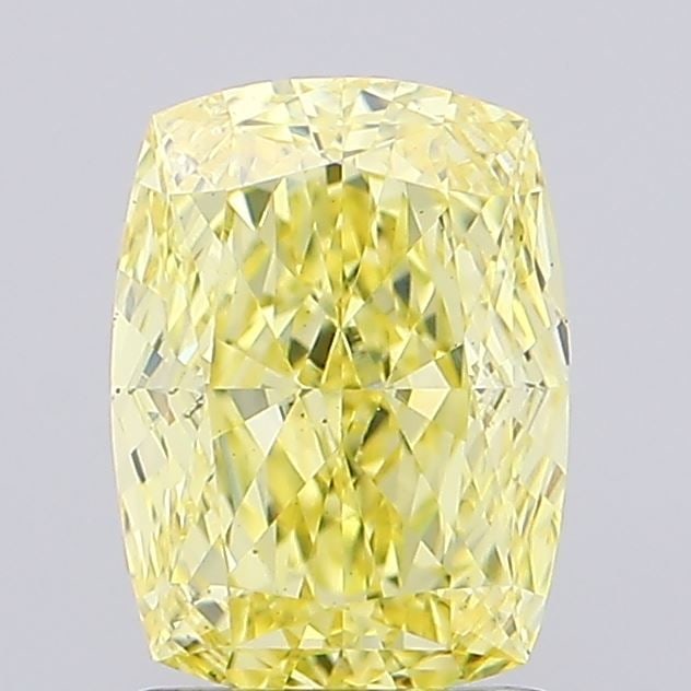 Loose Diamond - CUSHION MODIFIED 1.76ct Fancy Intense Yellow VS1 (1 of 1)