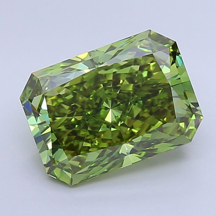 Loose Diamond - RADIANT 6.01ct Fancy Vivid Green VVS2 (1 of 1)