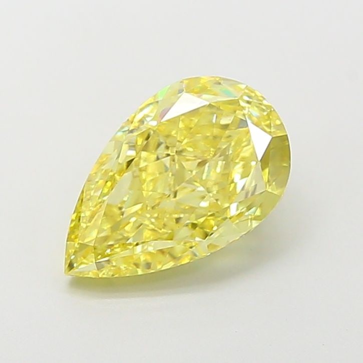 Loose Diamond - PEAR 2.5ct Fancy Intense Yellow VS1: Loose Diamond - PEAR 2.5ct Fancy Intense Yellow VS1 Source: This is a real non-mined Diamond that has been grown in a lab Shape: PEAR Carats: 2.5 Color: Fancy Intense Yellow Certification: IGI Video: