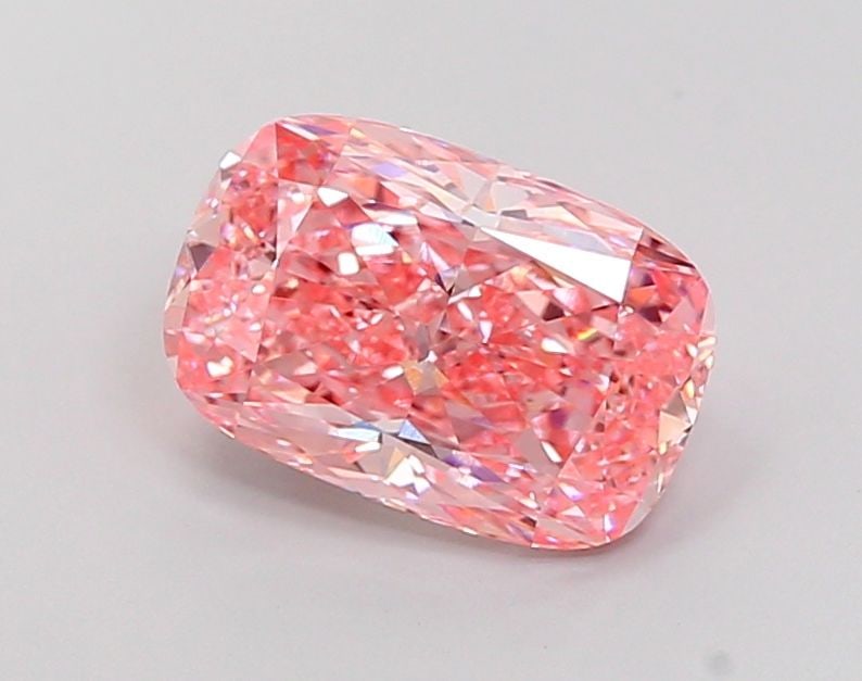 Loose Diamond - CUSHION MODIFIED 2.72ct Fancy Vivid Pink VVS2: Loose Diamond - CUSHION MODIFIED 2.72ct Fancy Vivid Pink VVS2 Source: This is a real non-mined Diamond that has been grown in a lab Shape: CUSHION MODIFIED Carats: 2.72 Color: Fancy Vivid Pink Certifi