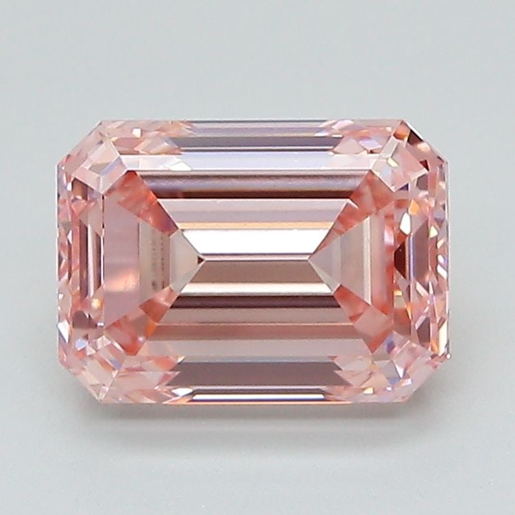 Loose Diamond - EMERALD 2.02ct Fancy Intense Pink VS1: Loose Diamond - EMERALD 2.02ct Fancy Intense Pink VS1 Source: This is a real non-mined Diamond that has been grown in a lab Shape: EMERALD Carats: 2.02 Color: Fancy Intense Pink Certification: IGI Vid