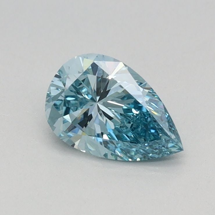 Loose Diamond - PEAR 0.39ct Fancy Vivid Blue VS1: Loose Diamond - PEAR 0.39ct Fancy Vivid Blue VS1 Source: This is a real non-mined Diamond that has been grown in a lab Shape: PEAR Carats: 0.39 Color: Fancy Vivid Blue Certification: IGI Video: