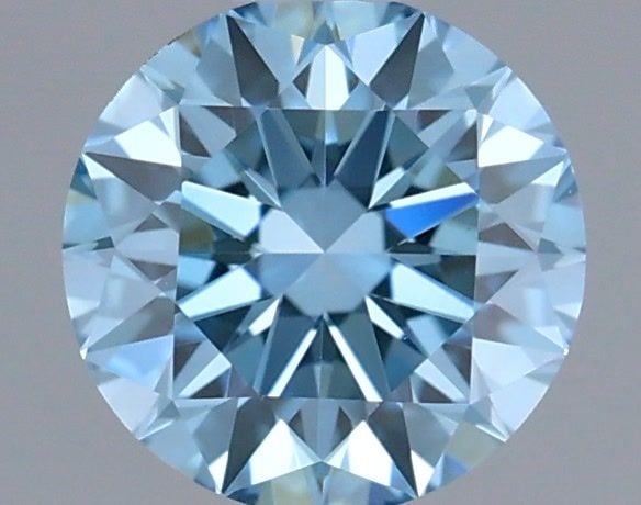 Ideal Loose Diamond - ROUND 0.3ct Fancy Vivid Blue VS2: Ideal Loose Diamond - ROUND 0.3ct Fancy Vivid Blue VS2 Source: This is a real non-mined Diamond that has been grown in a lab Shape: ROUND Carats: 0.3 Color: Fancy Vivid Blue Certification: IGI Video: